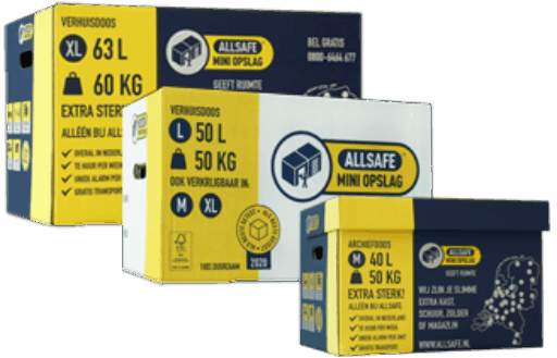 Verhuisdozen en inpakmateriaal