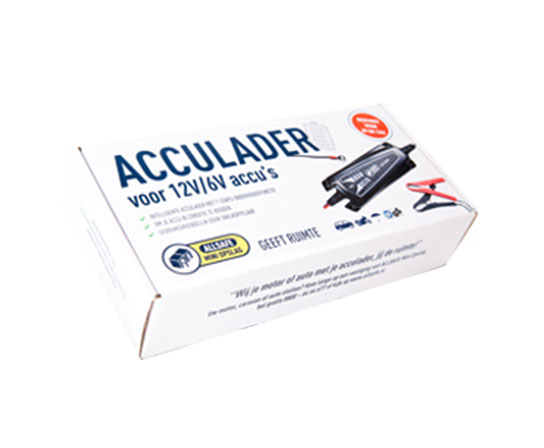 Acculader-verpakking