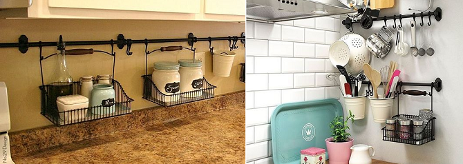 Handige rekjes in de keuken