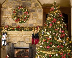 kerstversiering groen