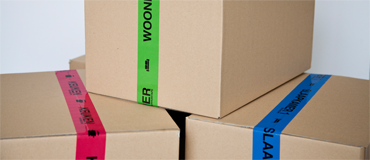 Pak slim in door je verhuisspullen te markeren